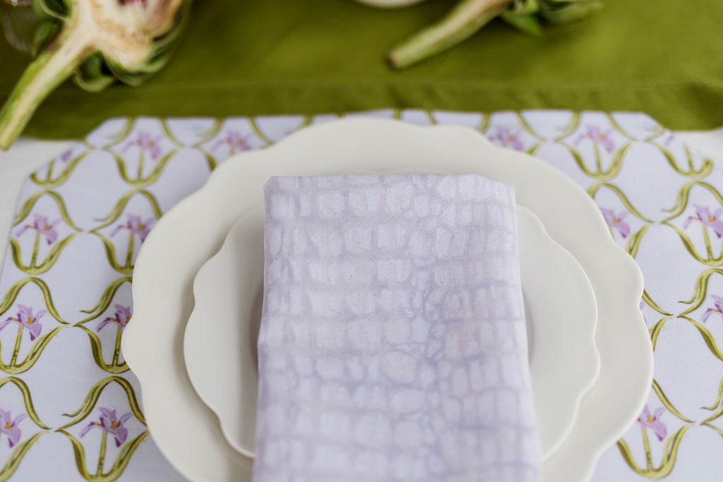 Iris Placemat in French Pink